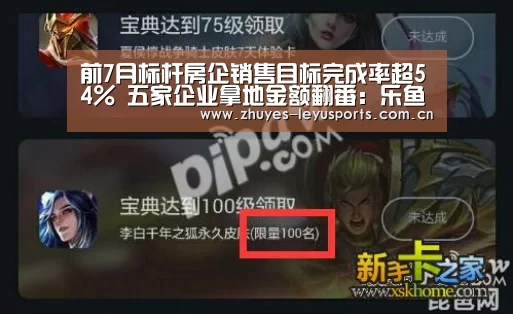 前7月标杆房企销售目标完成率超54% 五家企业拿地金额翻番:乐鱼体育(图4) 乐鱼中国体育